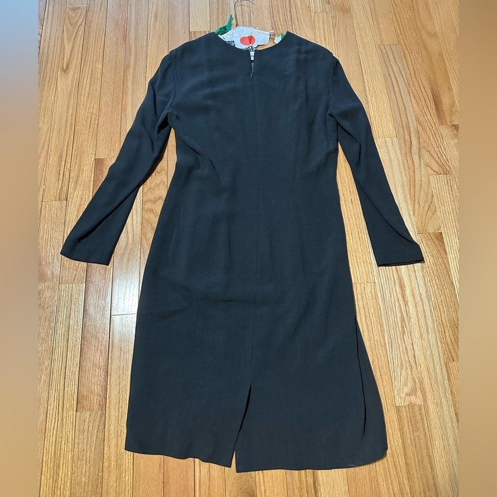 ANNE Klein Collection Black Long Sleeve Dress Size 12