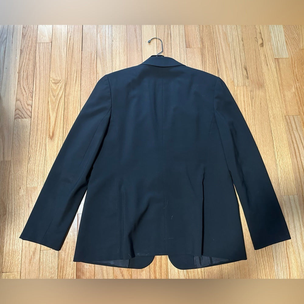 ANN Taylor Woman’s Black Jacket and Skirt Suit Set Size 8