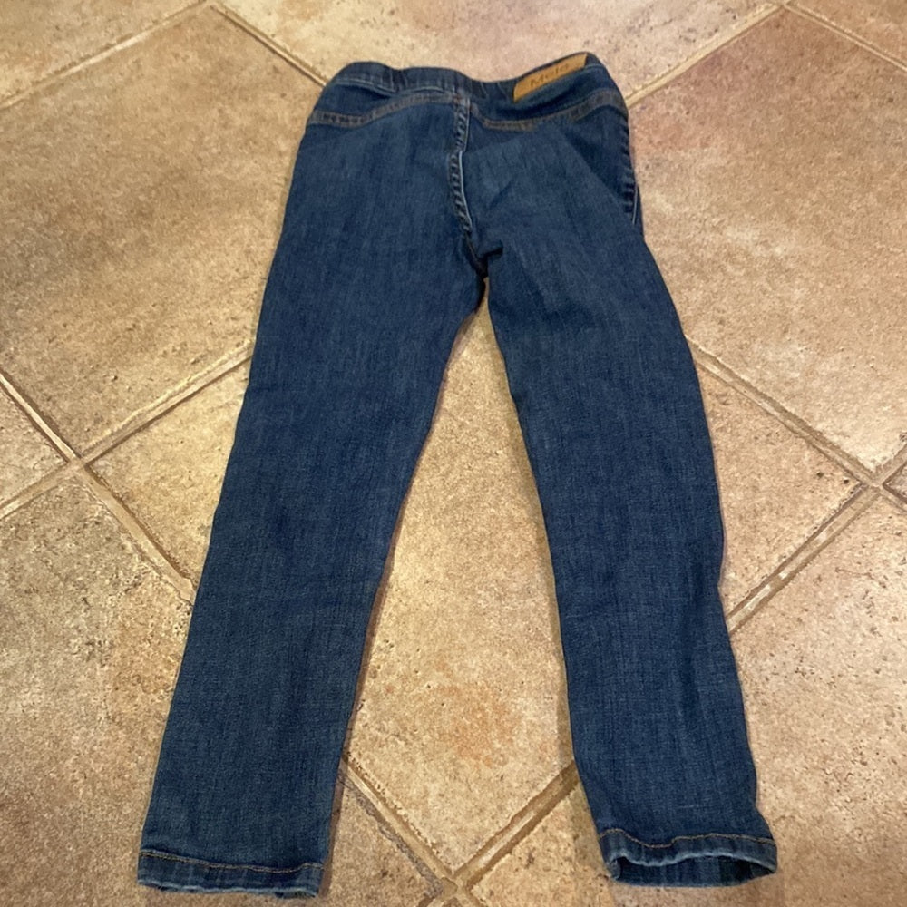 Molo kids dark wash stretchy waist jeans size 6x