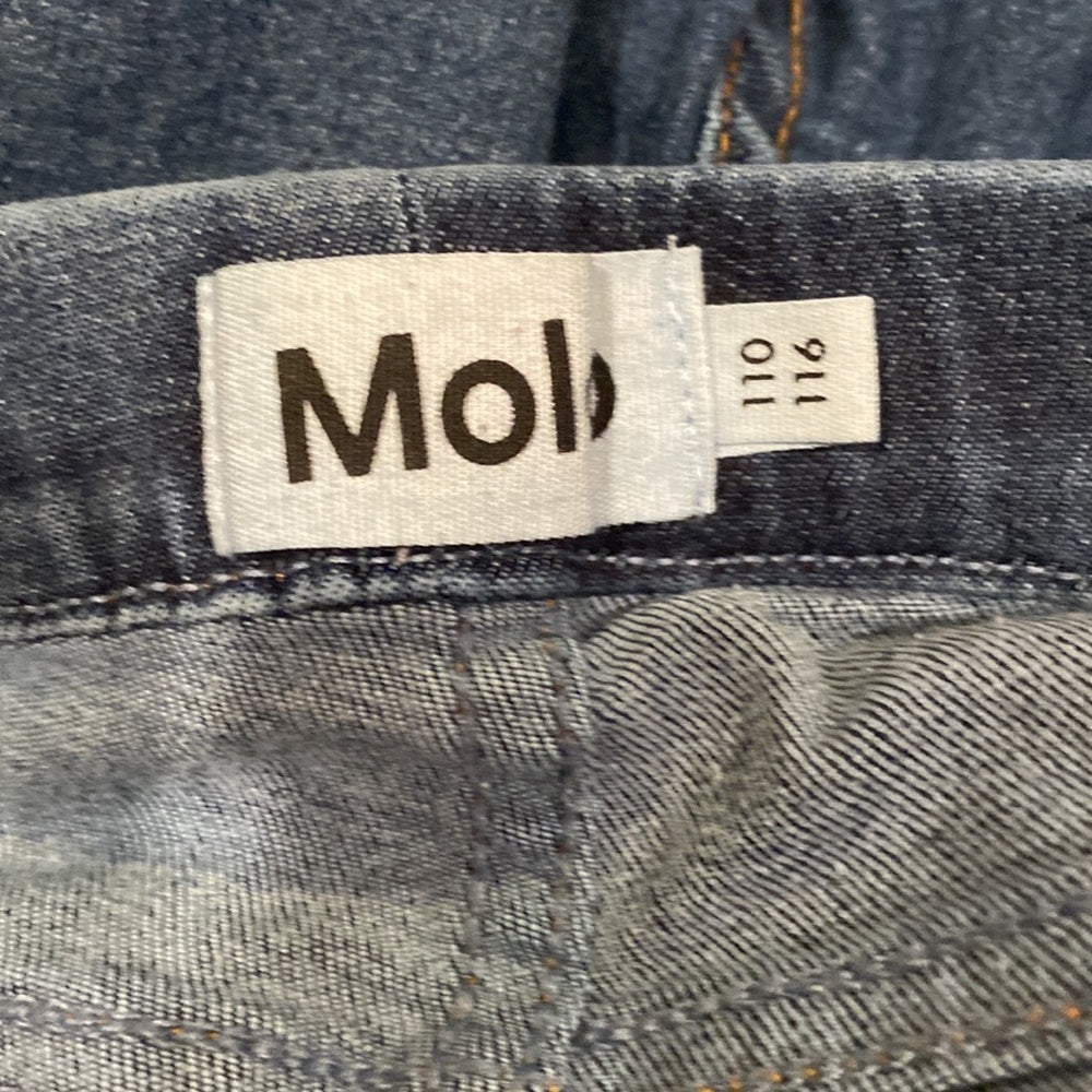Molo kids dark wash stretchy waist jeans size 6x