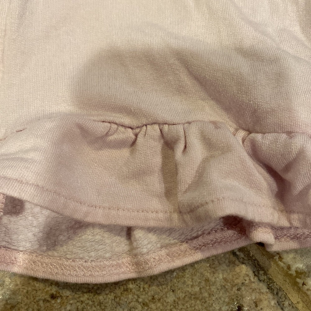 Splendid girls light pink ruffle zip up size 6x