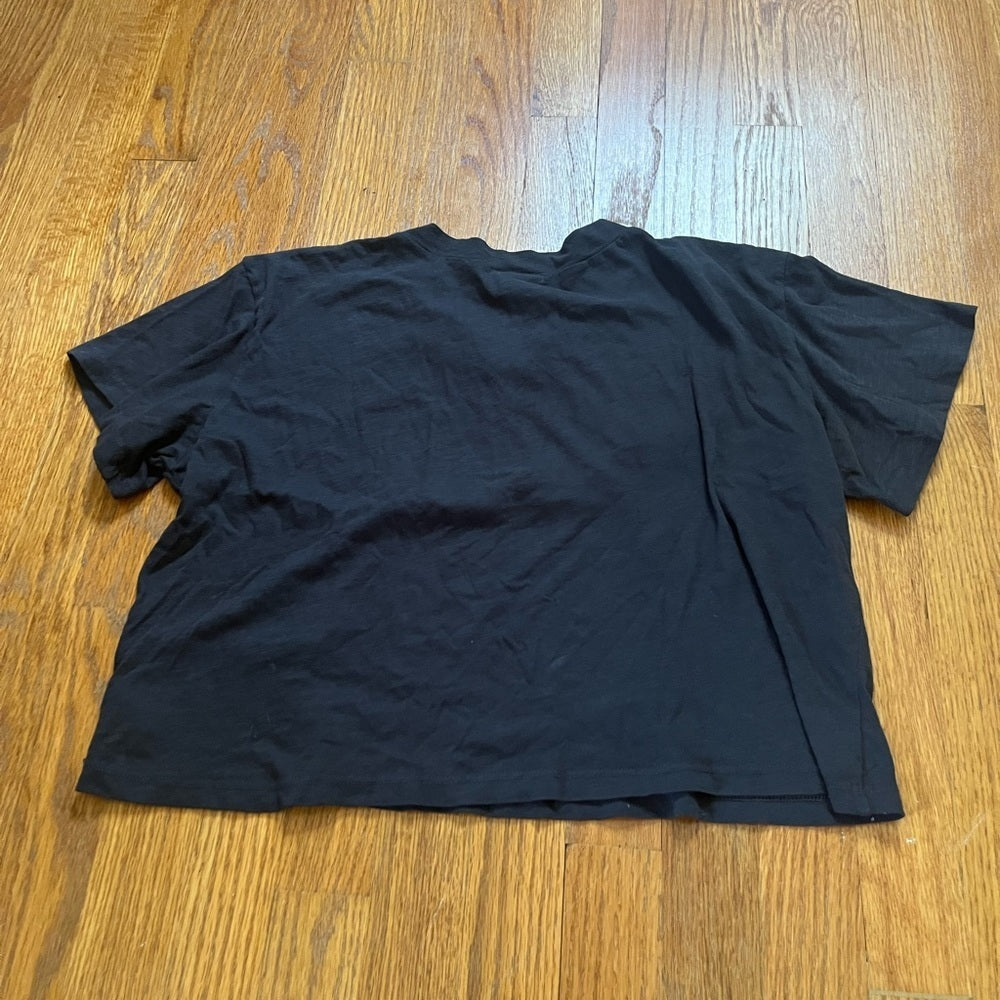 Lna Girls T-shirt with front zipper Size Small