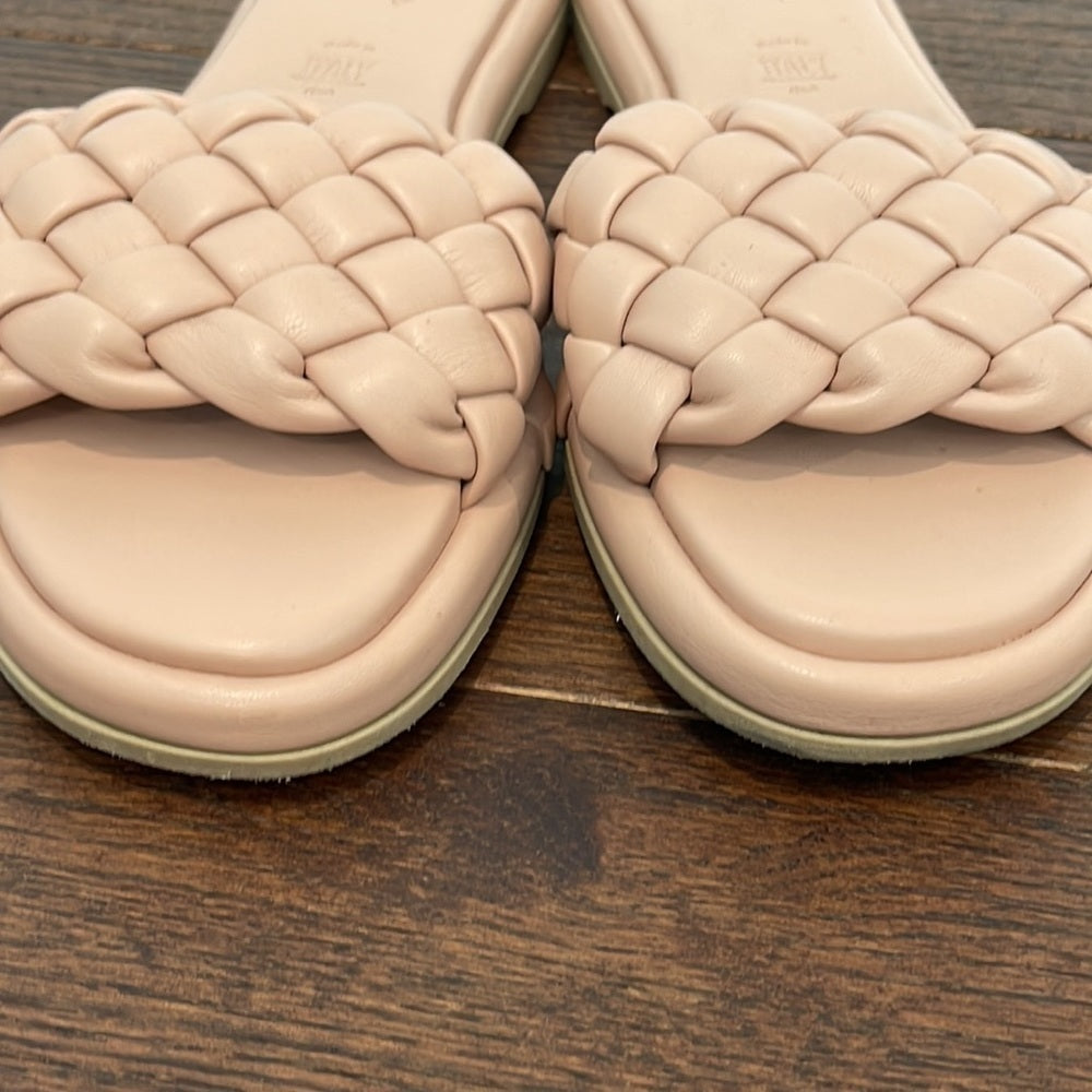 SEYCHELLES Women’s Bellissima Blush Pink Flat Slides Size 10