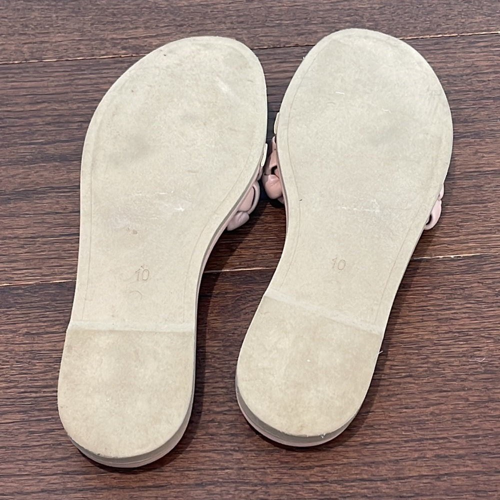 SEYCHELLES Women’s Bellissima Blush Pink Flat Slides Size 10