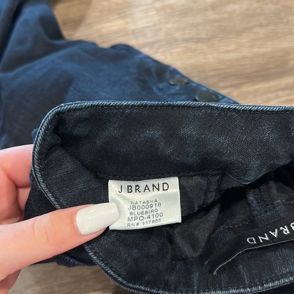 J Brand Women’s Dark Blue Skinny Buttoned Jeans - Size 26
