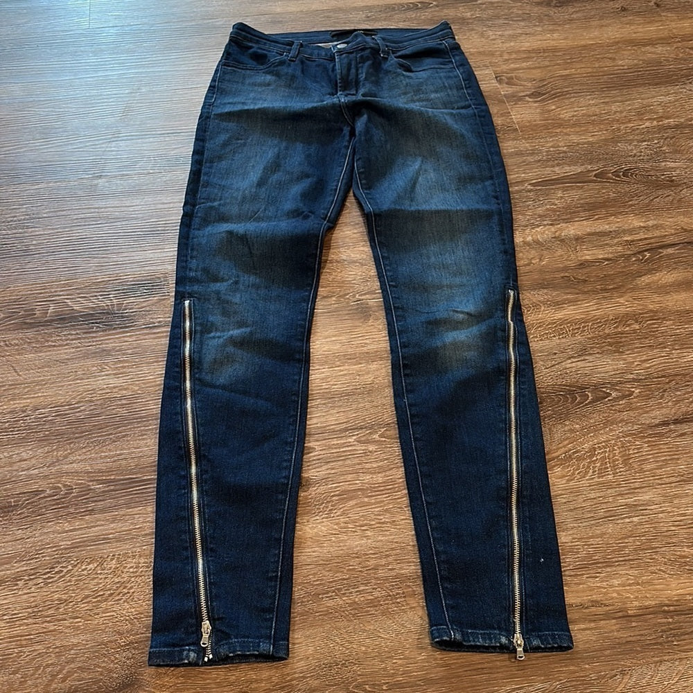 J Brand Women’s Skinny Zippered Jeans - Size 27