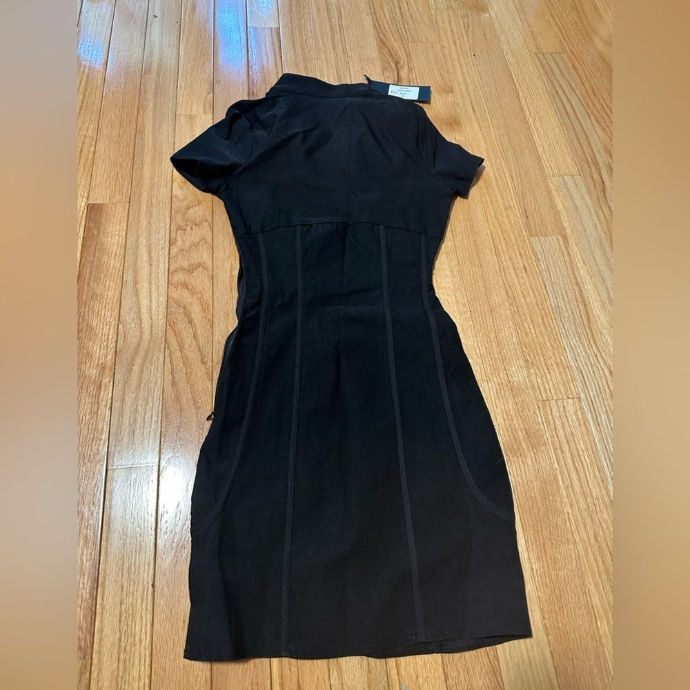 Nwt Motel Black V-Neck Dress Size XS