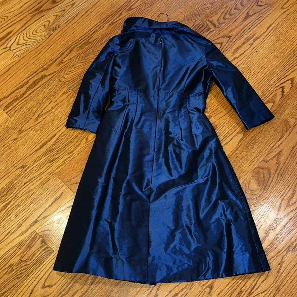 Rickie Freeman Teri Jon Woman’s Navy Blue Dress Size 8