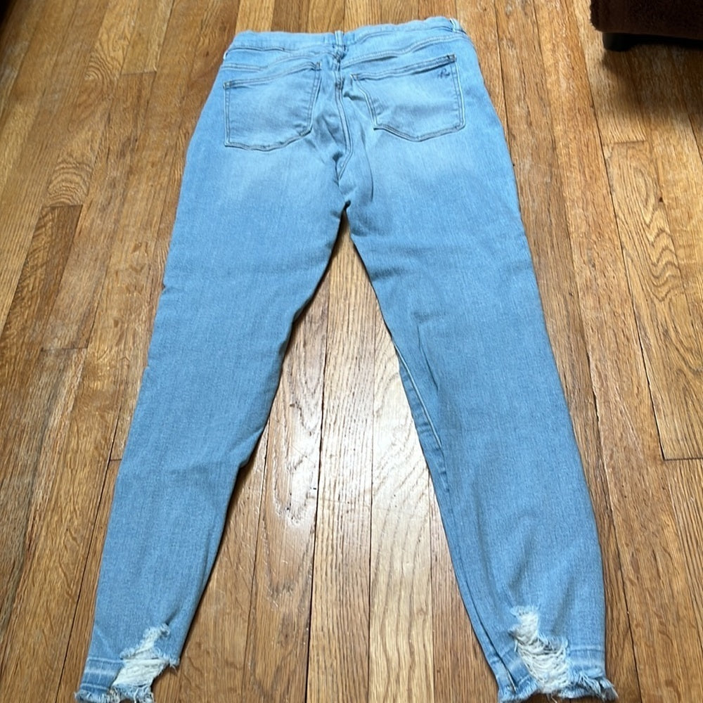 Dl1961 Women’s Blue Ripped Skinny Jeans Size 29