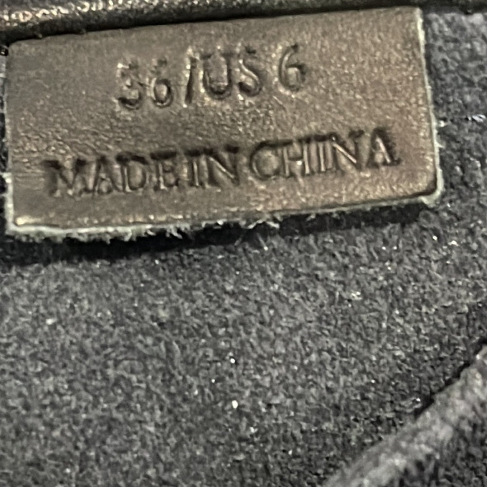 Rag and Bone Ghita Fringe Moccasin Blue Suede/Black Leather Size 36/6