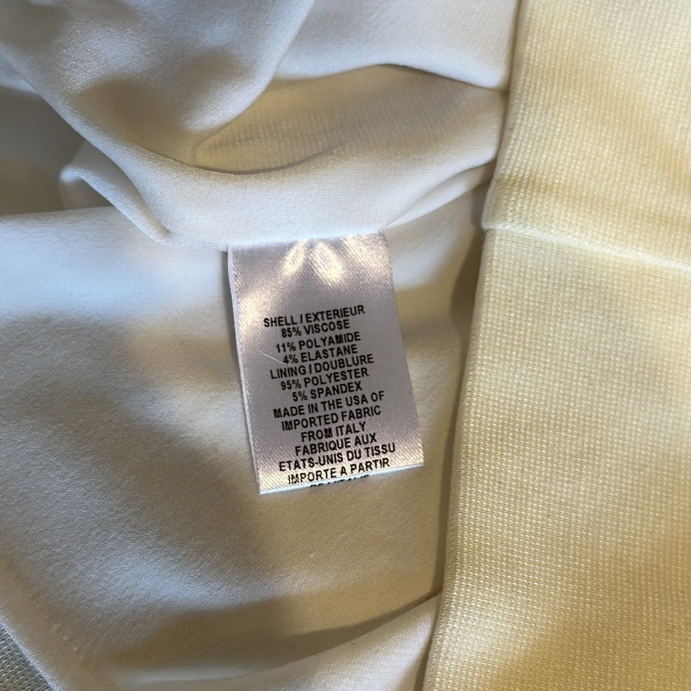 MILLY of New York Women’s White Collared Dress - Size Medium