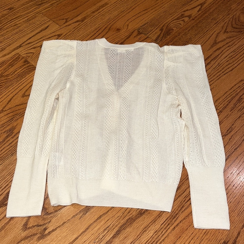 Veronica Beard Woman’s Cream Sweater Size XS