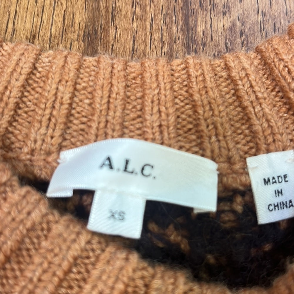 A.L.C Woman’s Printed Sweater Size XS
