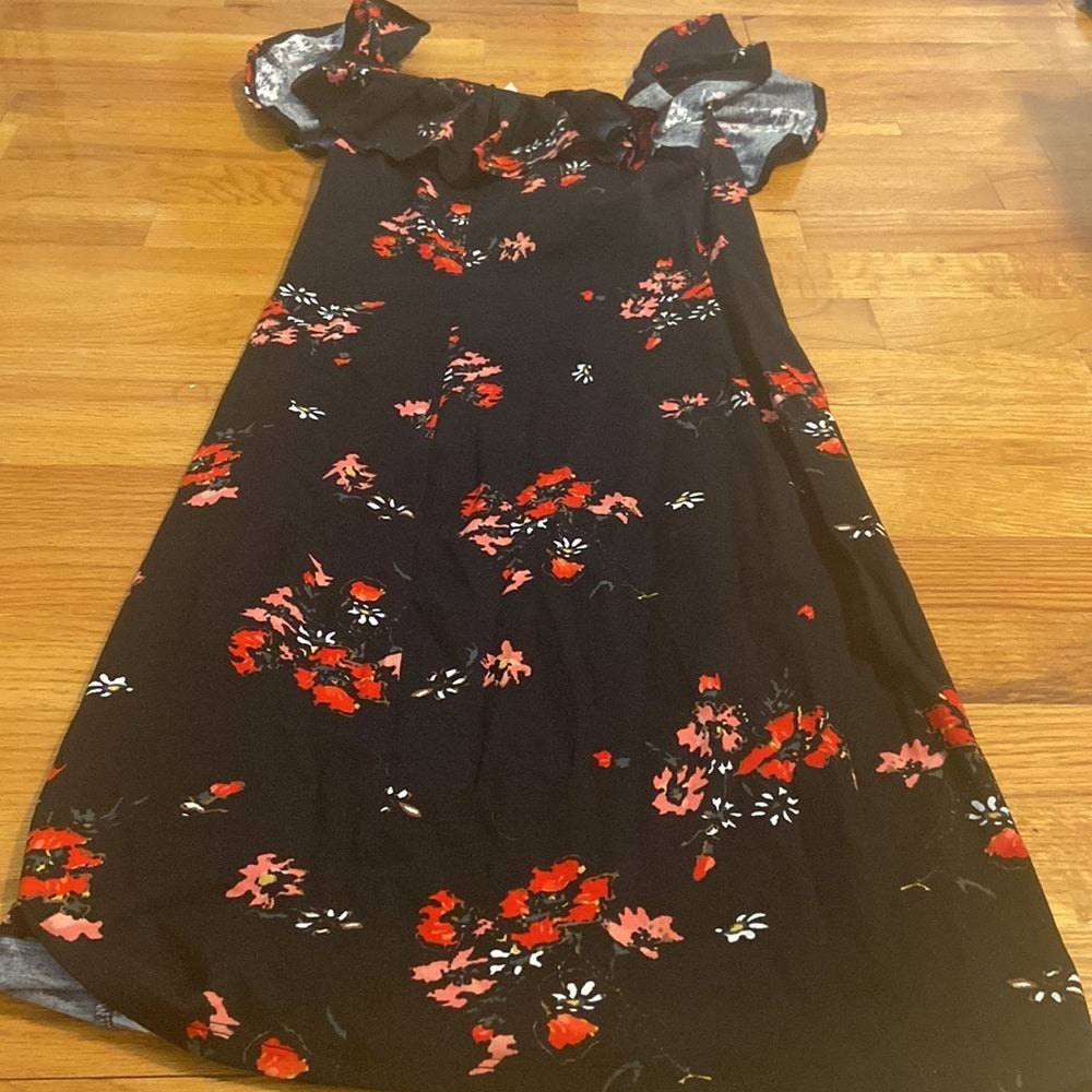 NWT Women’s Rebecca Taylor dress. Black and red. Size XS