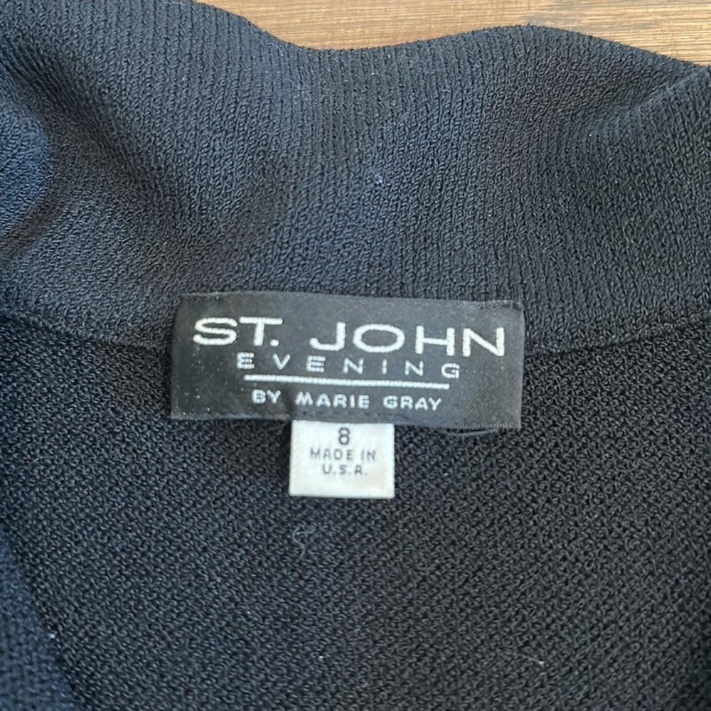 St. John Women’s Collared Vest - Size 8