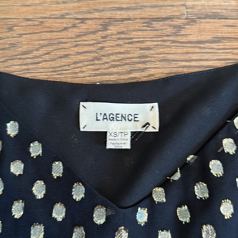 L’Agence Women’s Sparkly Top - Size XS