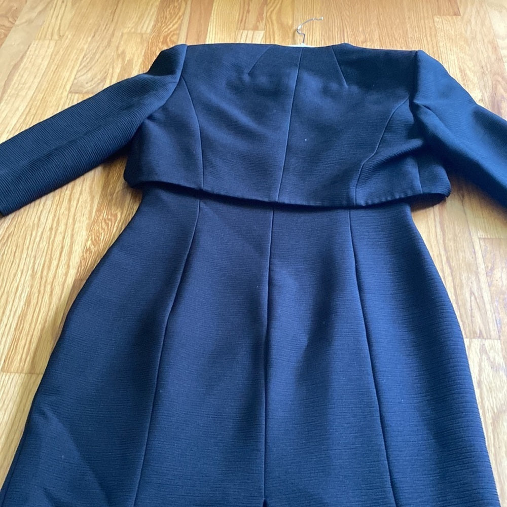 Tahari women’s dress and sweater set black and white size 10