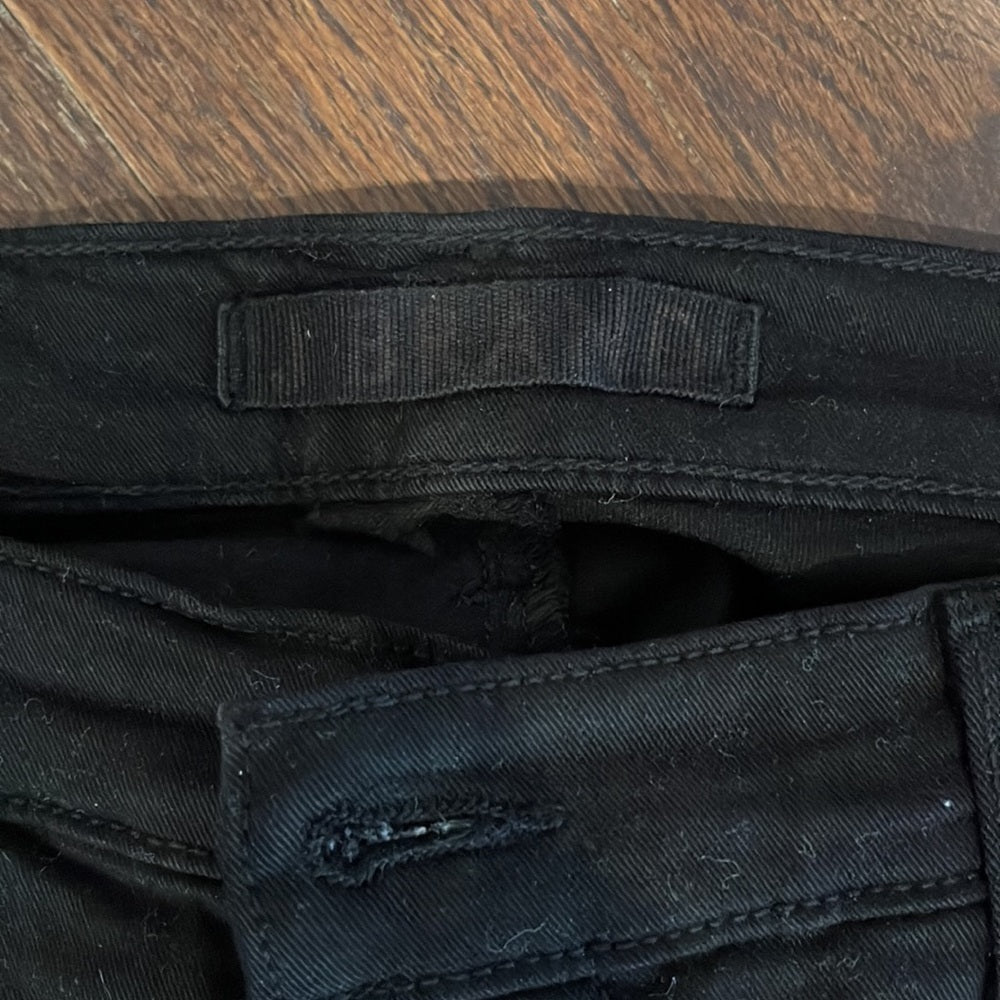 J Brand Black Riding Pants with Zippers by the Ankle Size 29