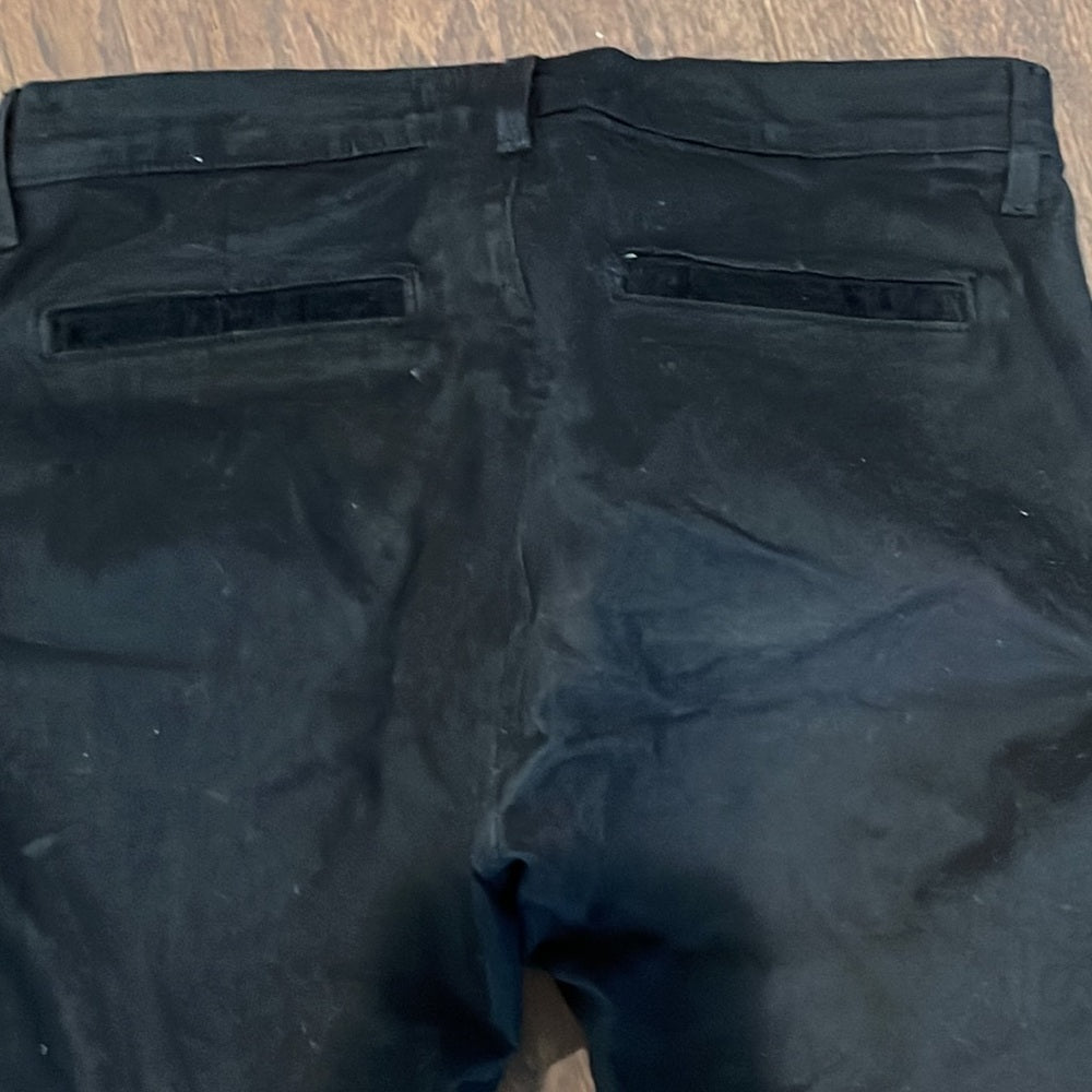 J Brand Black Riding Pants with Zippers by the Ankle Size 29
