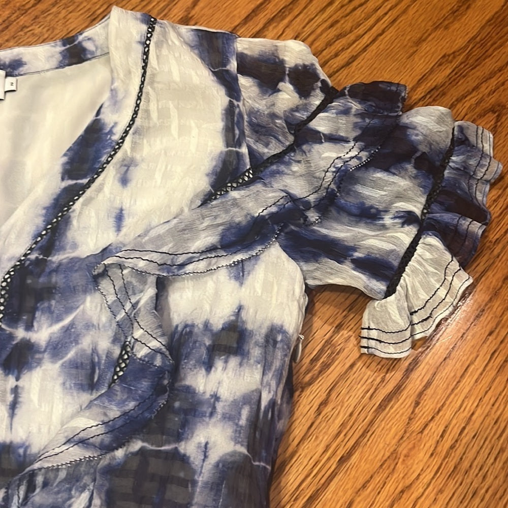 Tanya Taylor Woman’s Blue Tie Dye Dress Size 2
