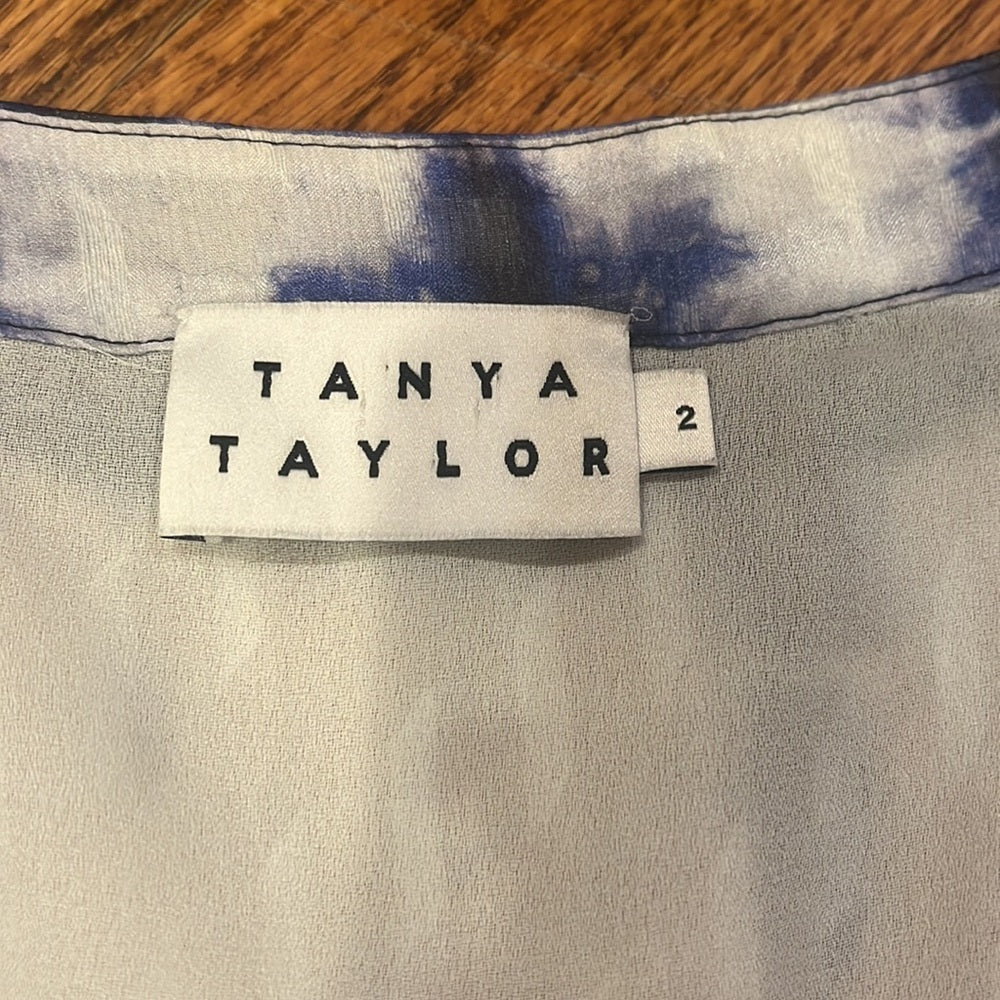 Tanya Taylor Woman’s Blue Tie Dye Dress Size 2