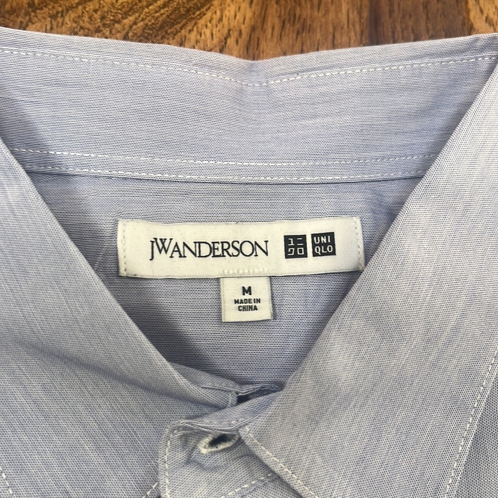 JW Anderson Men’s Blue Button Down Shirt Size M