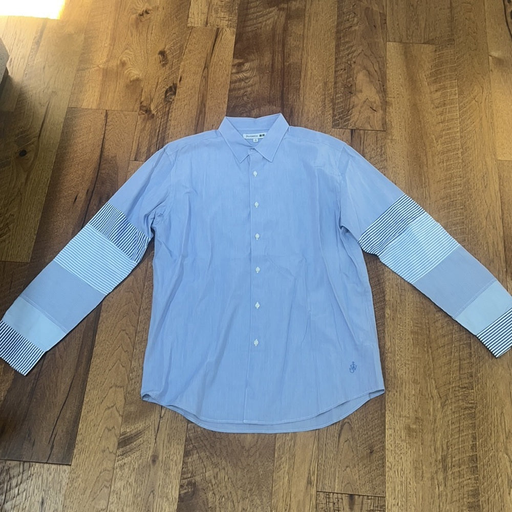 JW Anderson Men’s Blue Button Down Shirt Size M