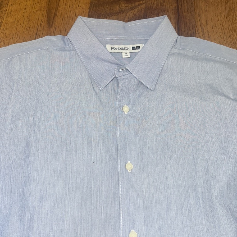 JW Anderson Men’s Blue Button Down Shirt Size M