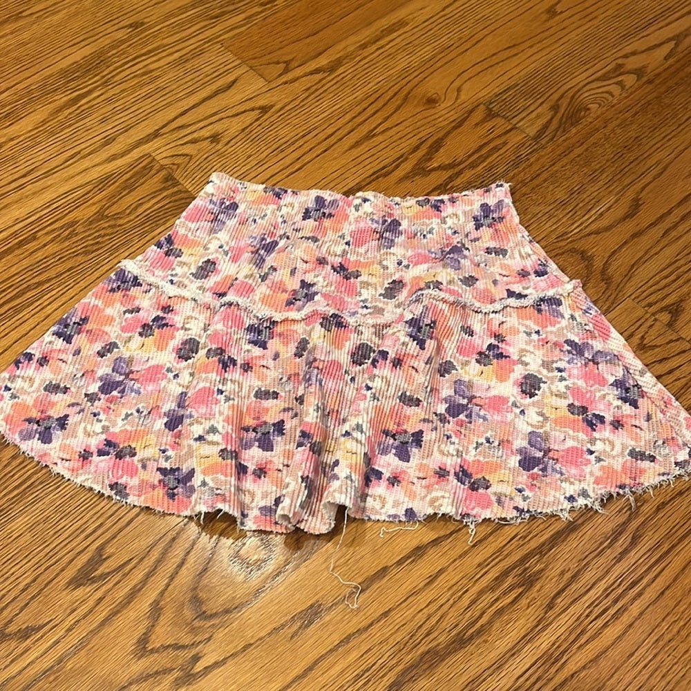 LoveShackFancy Woman’s Floral Skirt Size XS