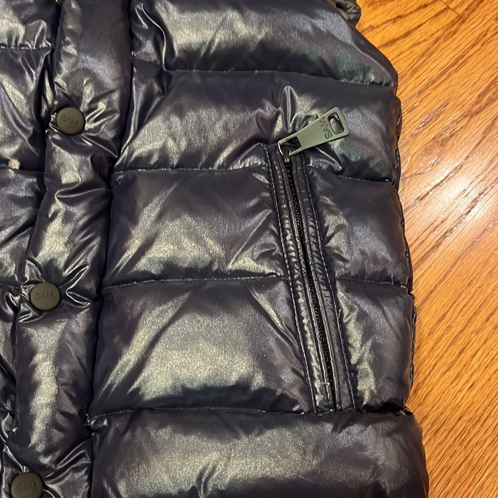 SAM. Girls Navy Puffer Vest Size 10
