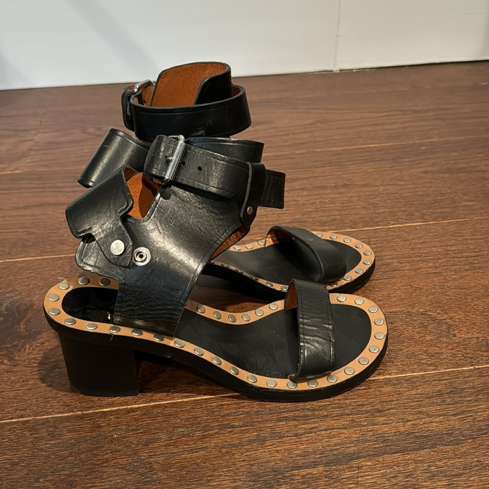 Isabel Marant Women’s Black Sandals Size 37/7