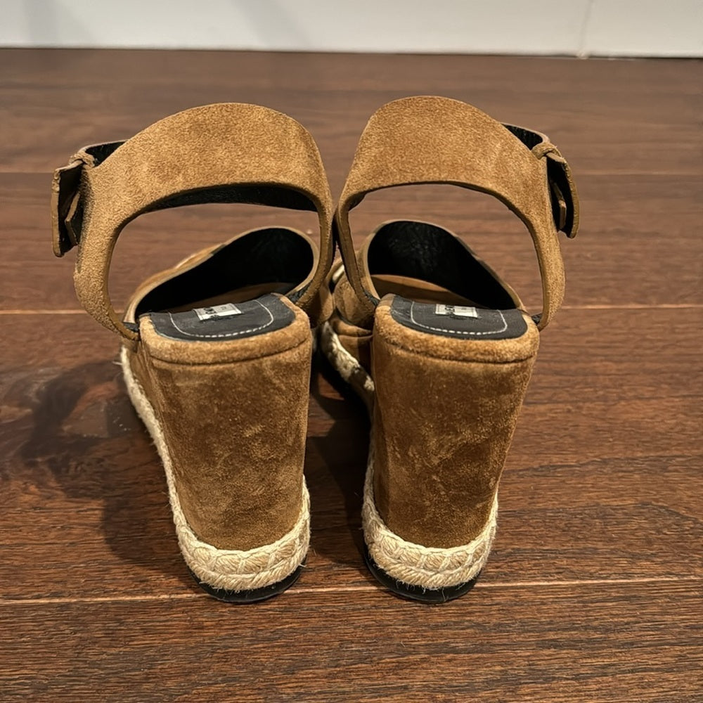 Balenciaga Women’s Brown Suede Wedges Size 37/7