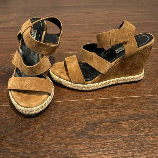 Balenciaga Women’s Brown Suede Wedges Size 37/7