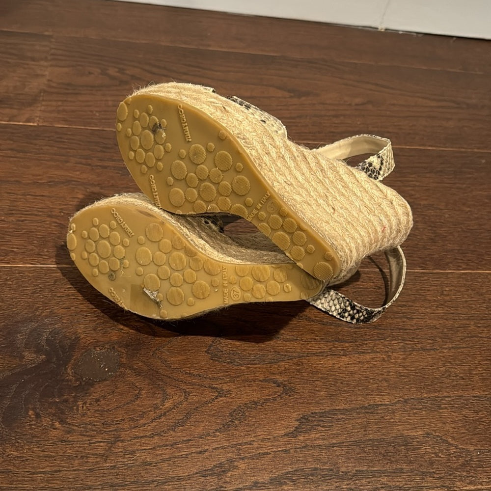 Jimmy Choo Women’s Snakeskin Wedges Size 37/7