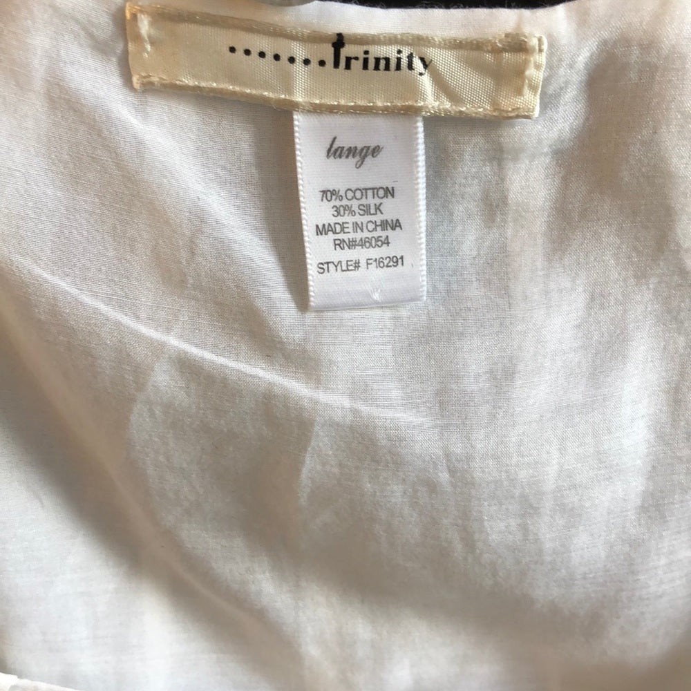 Trinity Women’s White Cover Up Size Large