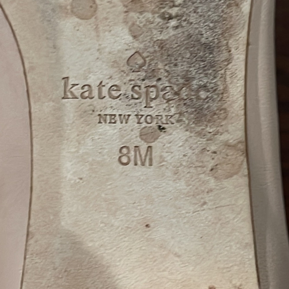 Kate Spade Tan/Baby Pink Ballet Flats Size 8