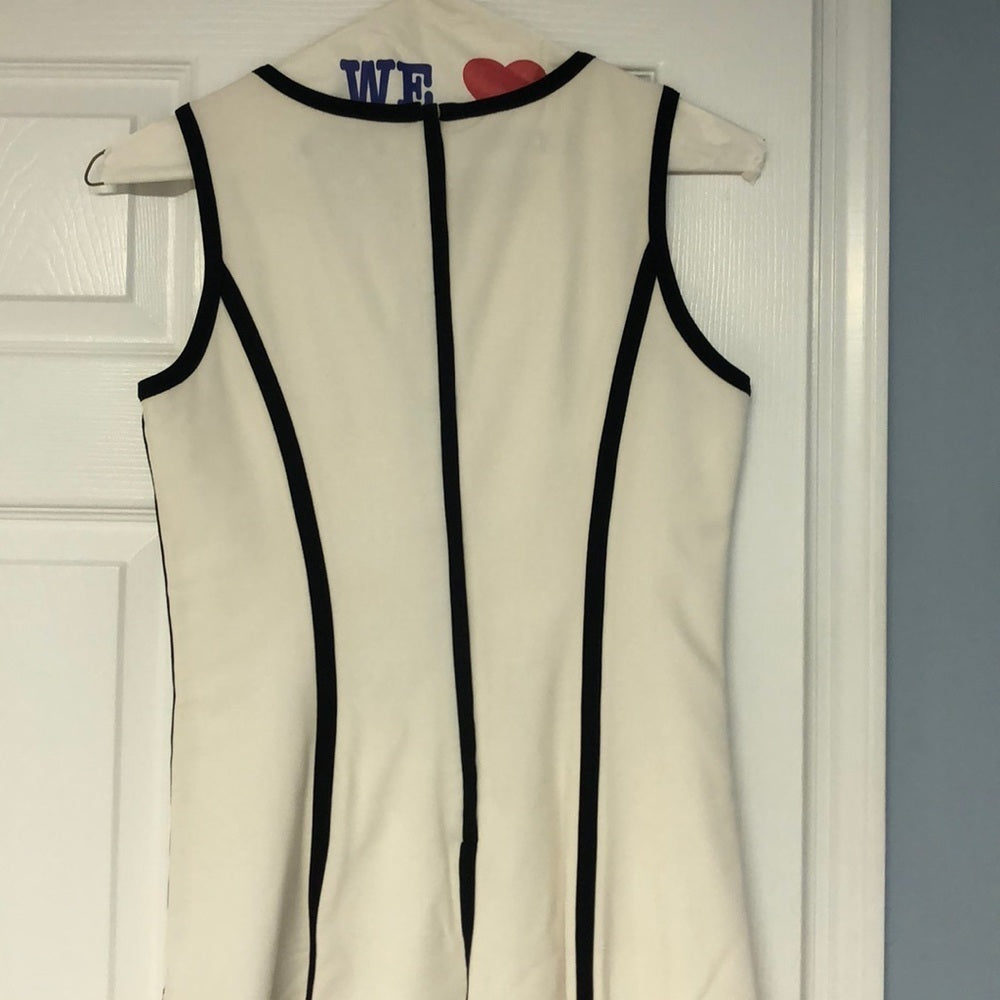 Ralph Lauren Black and Off White Dress Size 10