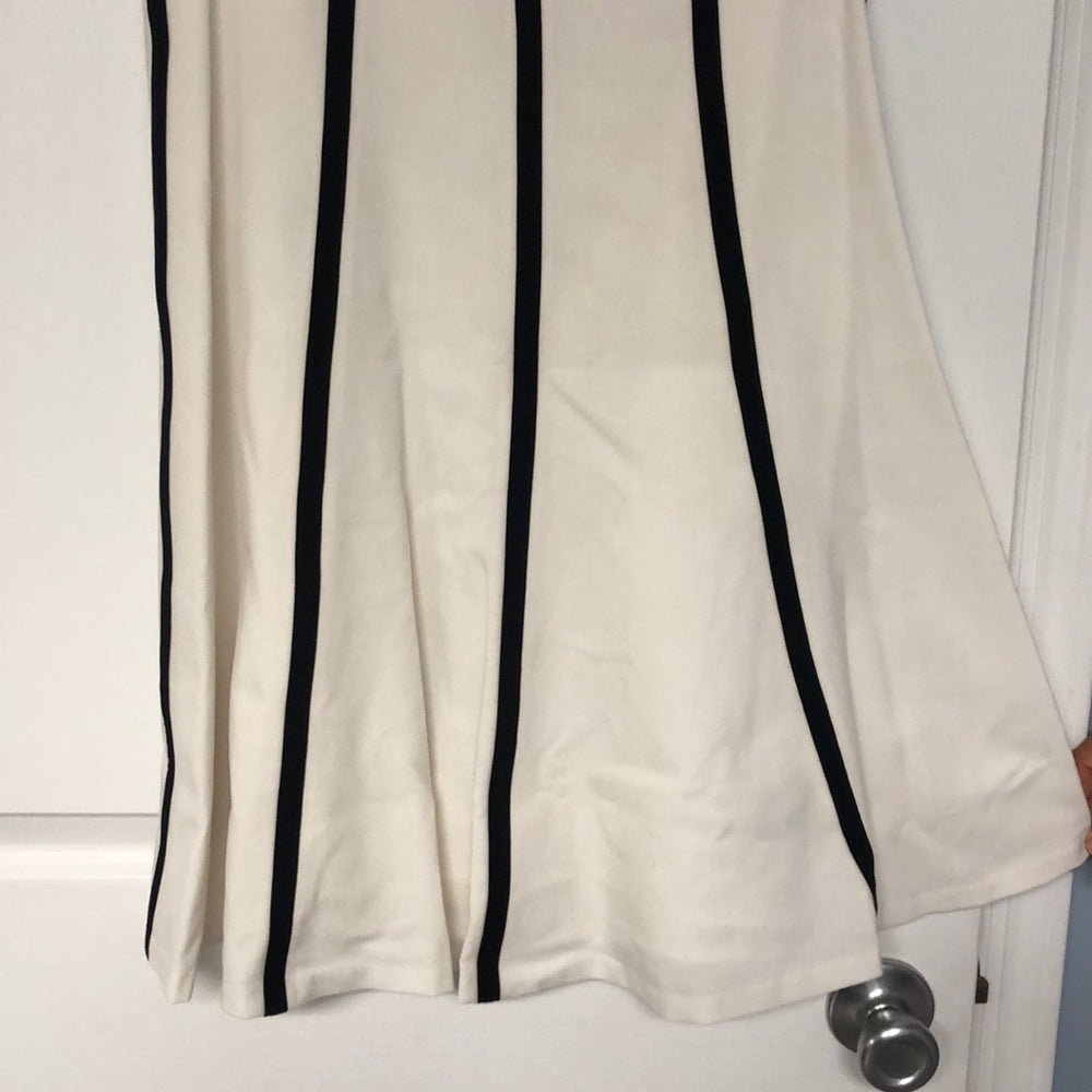 Ralph Lauren Black and Off White Dress Size 10
