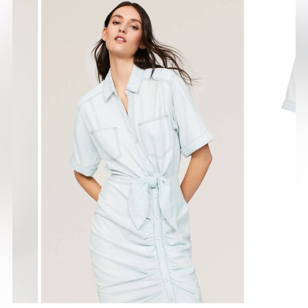 Veronica Beard Women’s Hensley Button Down Denim Dress Size 6