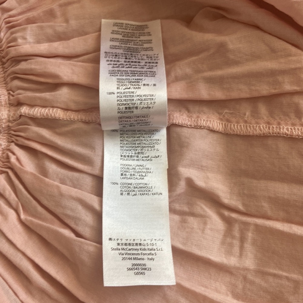 Kids Stella McCartney kids skirt. Pink and silver. Size 12