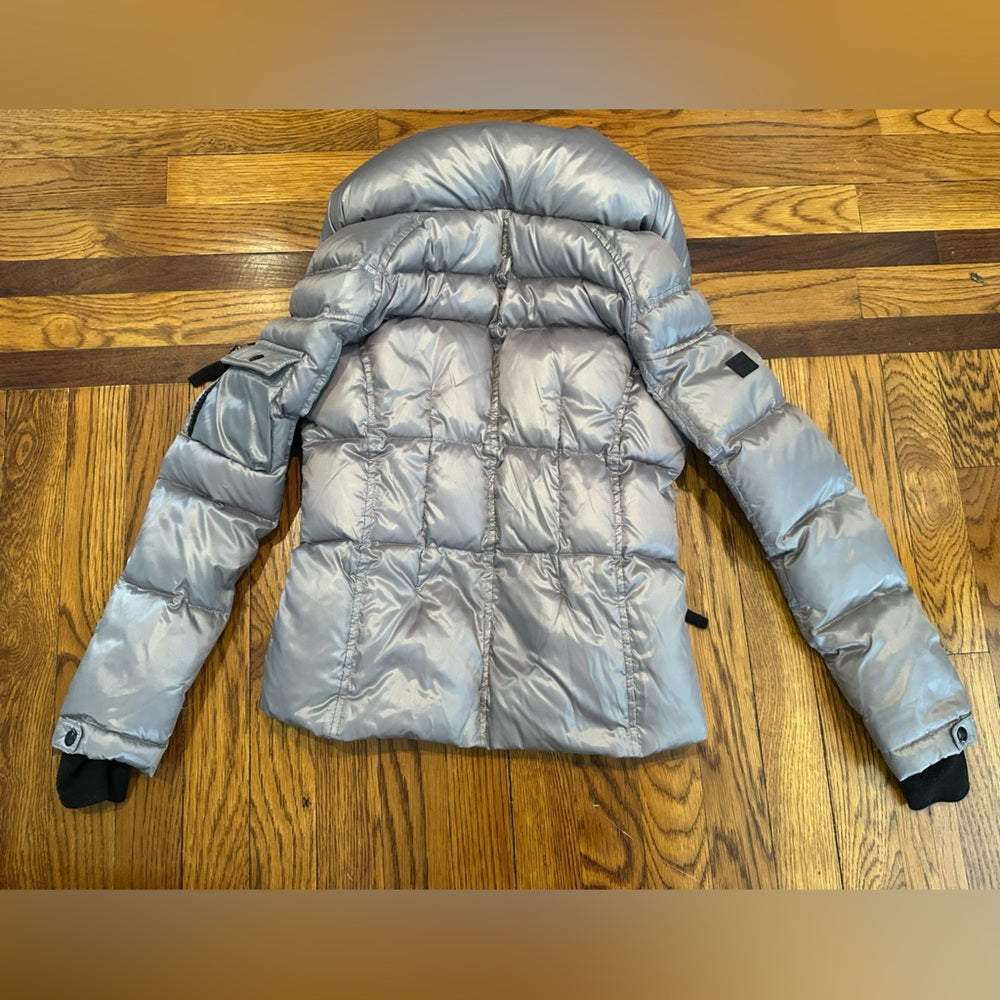 SAM Silver Puffer Jacket Kids Size 10