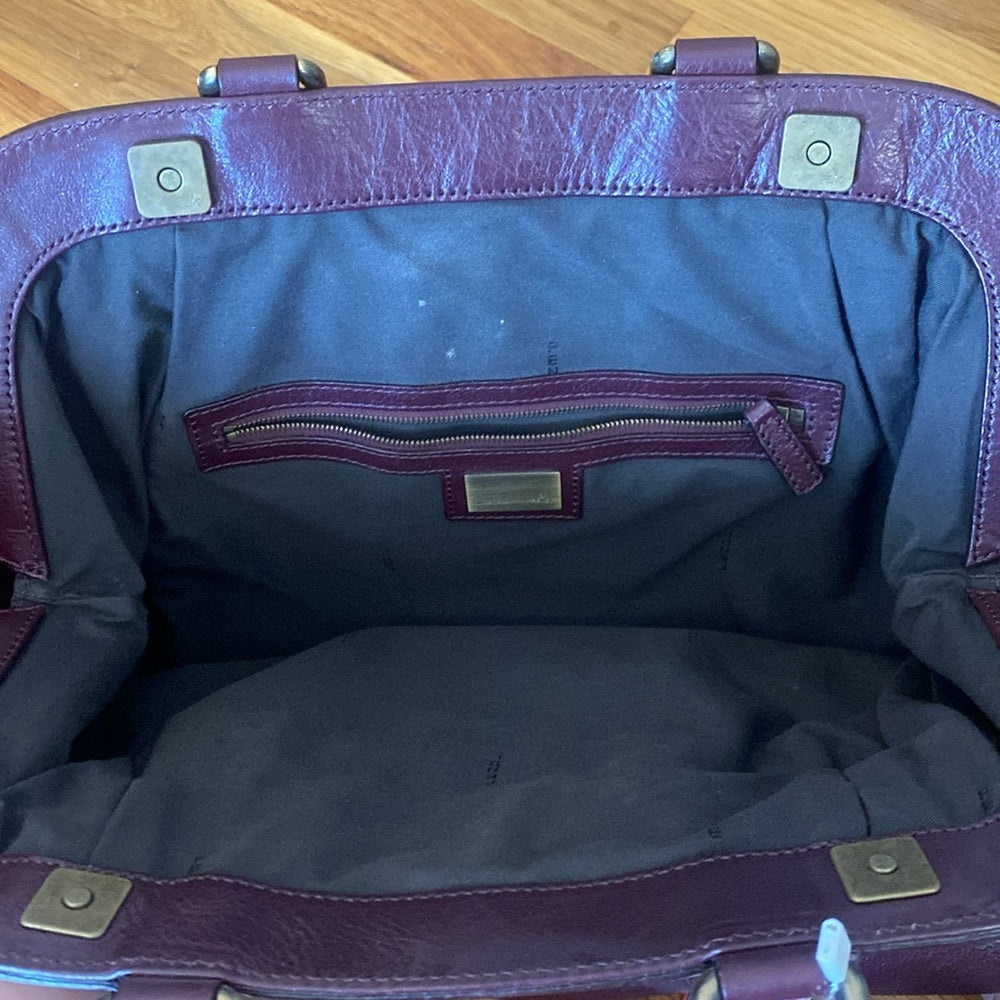 NWT Fendi Womens Purple Leather Bag OS