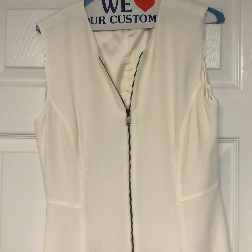 Elie Tahari Off White Dress Size 8