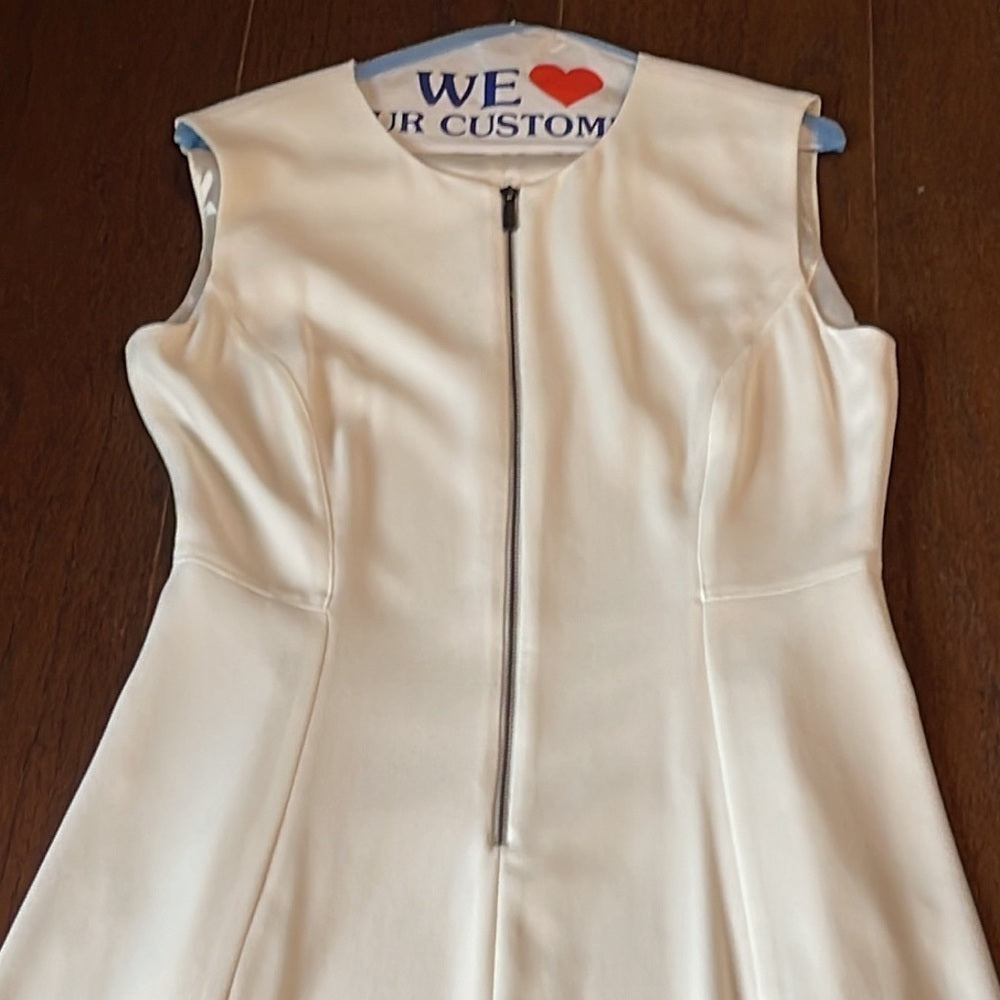 Elie Tahari Off White Dress Size 8