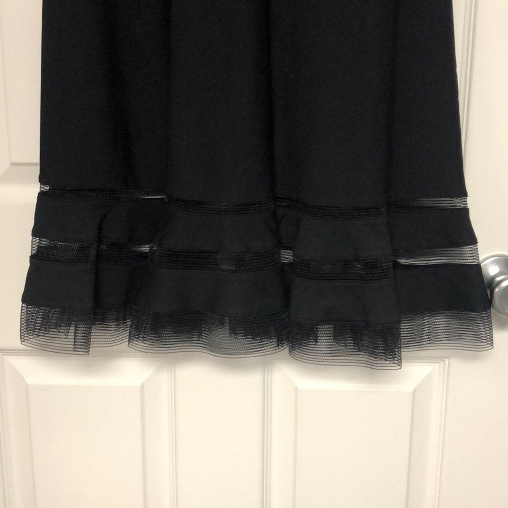 Tadashi Shoji Size M Black Knit Dress Size Medium