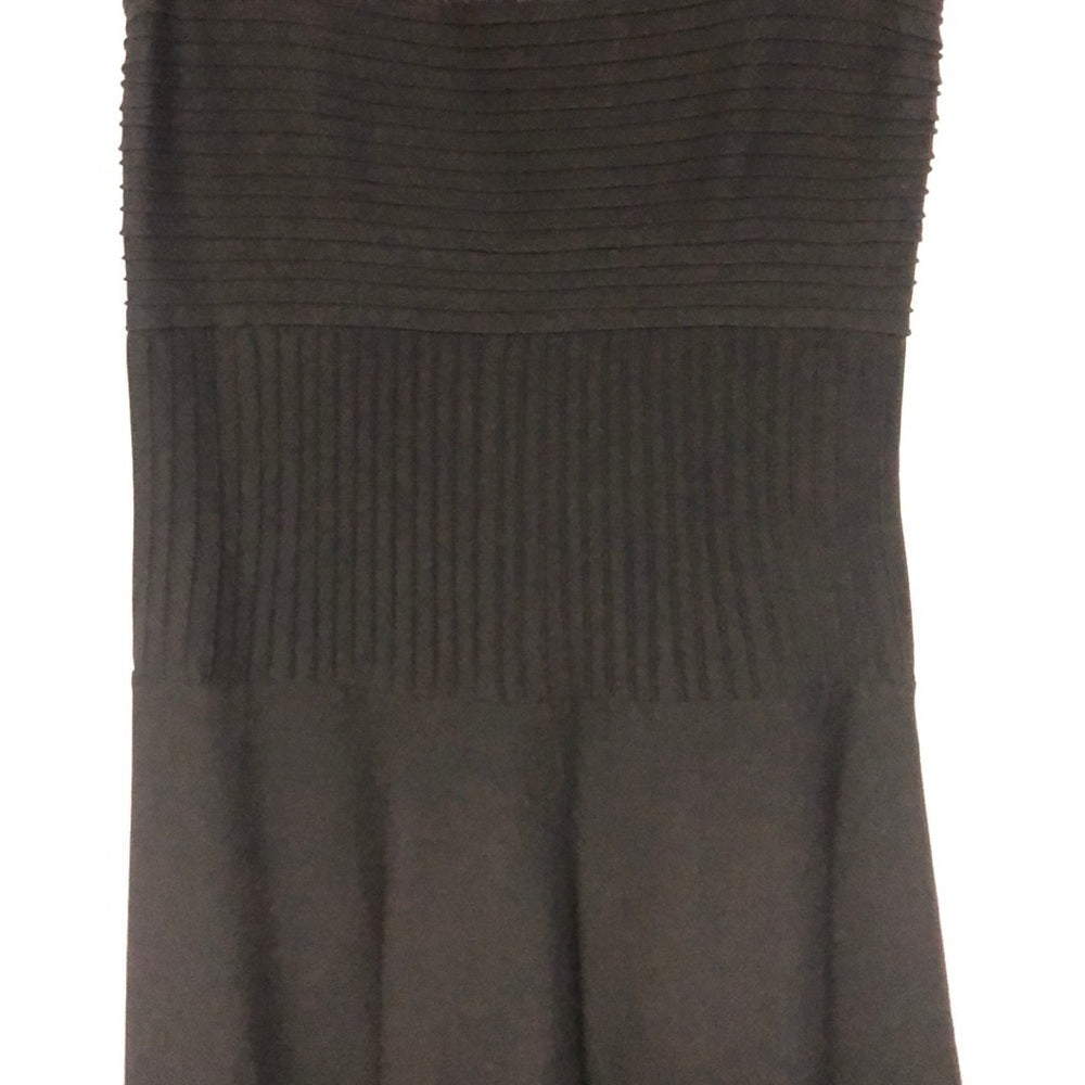 Tadashi Shoji Size M Black Knit Dress Size Medium