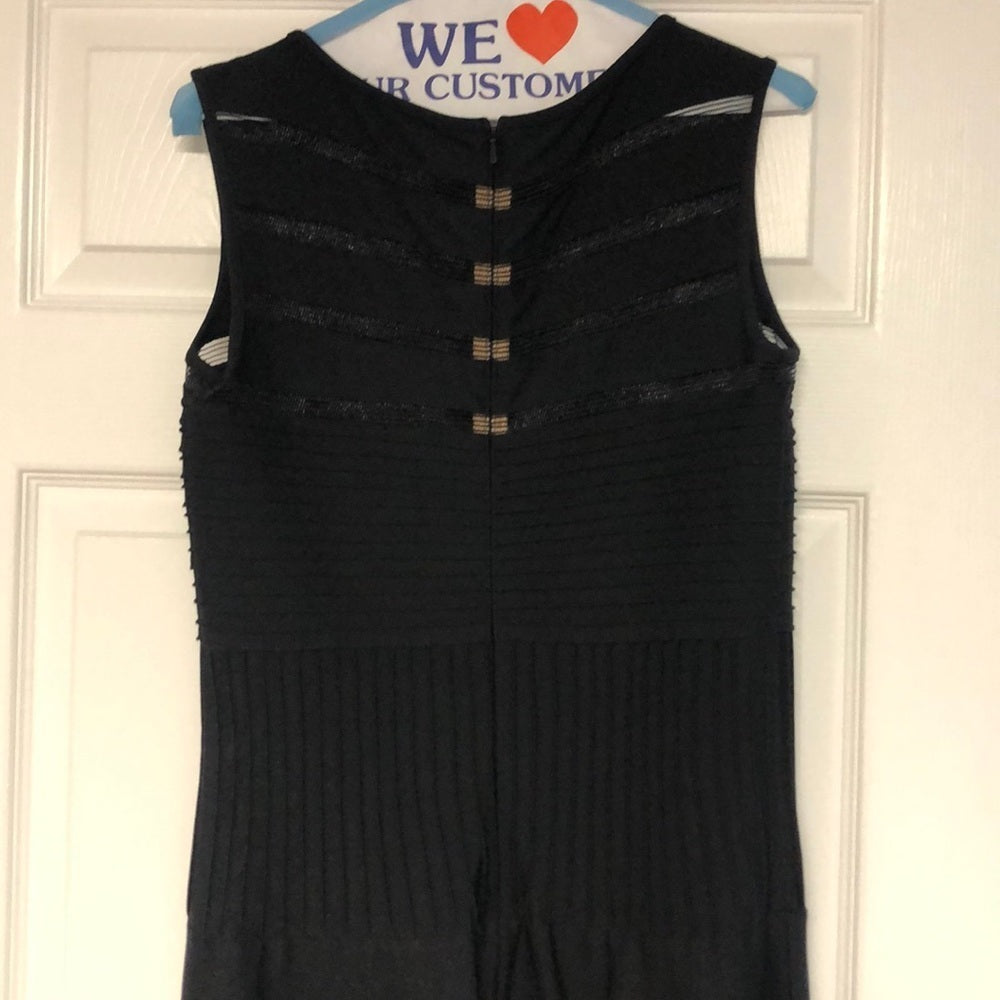 Tadashi Shoji Size M Black Knit Dress Size Medium