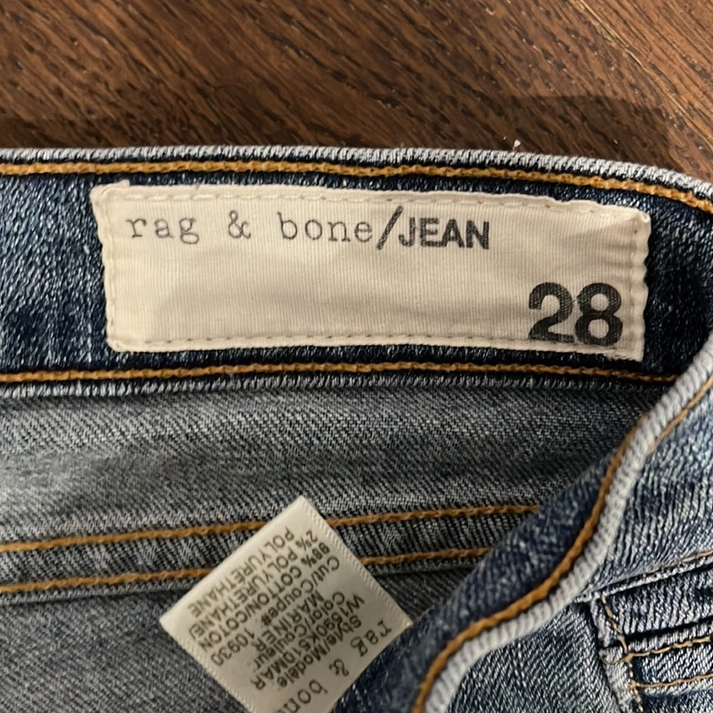 Rag & Bone Skinny The Dre Jeans Size 28