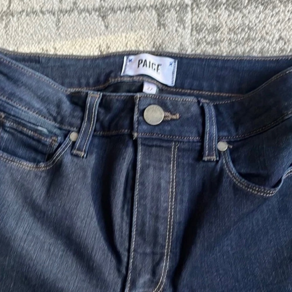 Paige Women’s Skinny Dark Blue Jeans Size 27