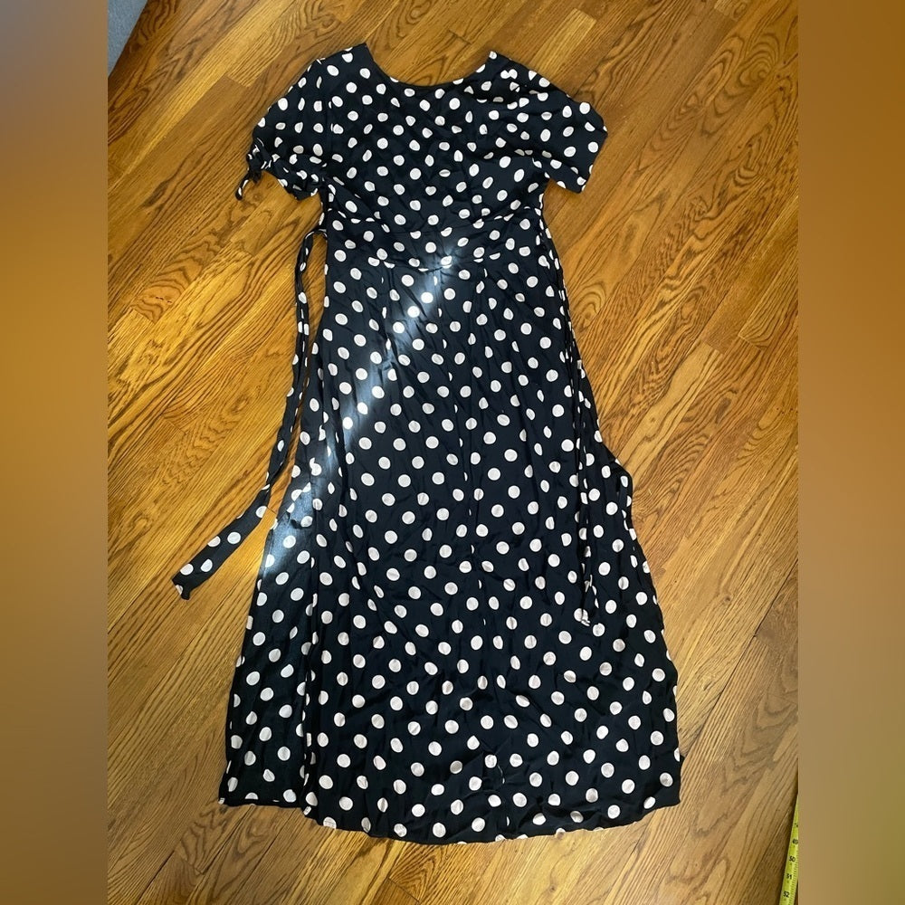 Sanctuary Black and White Polka Dot Dress Size 14